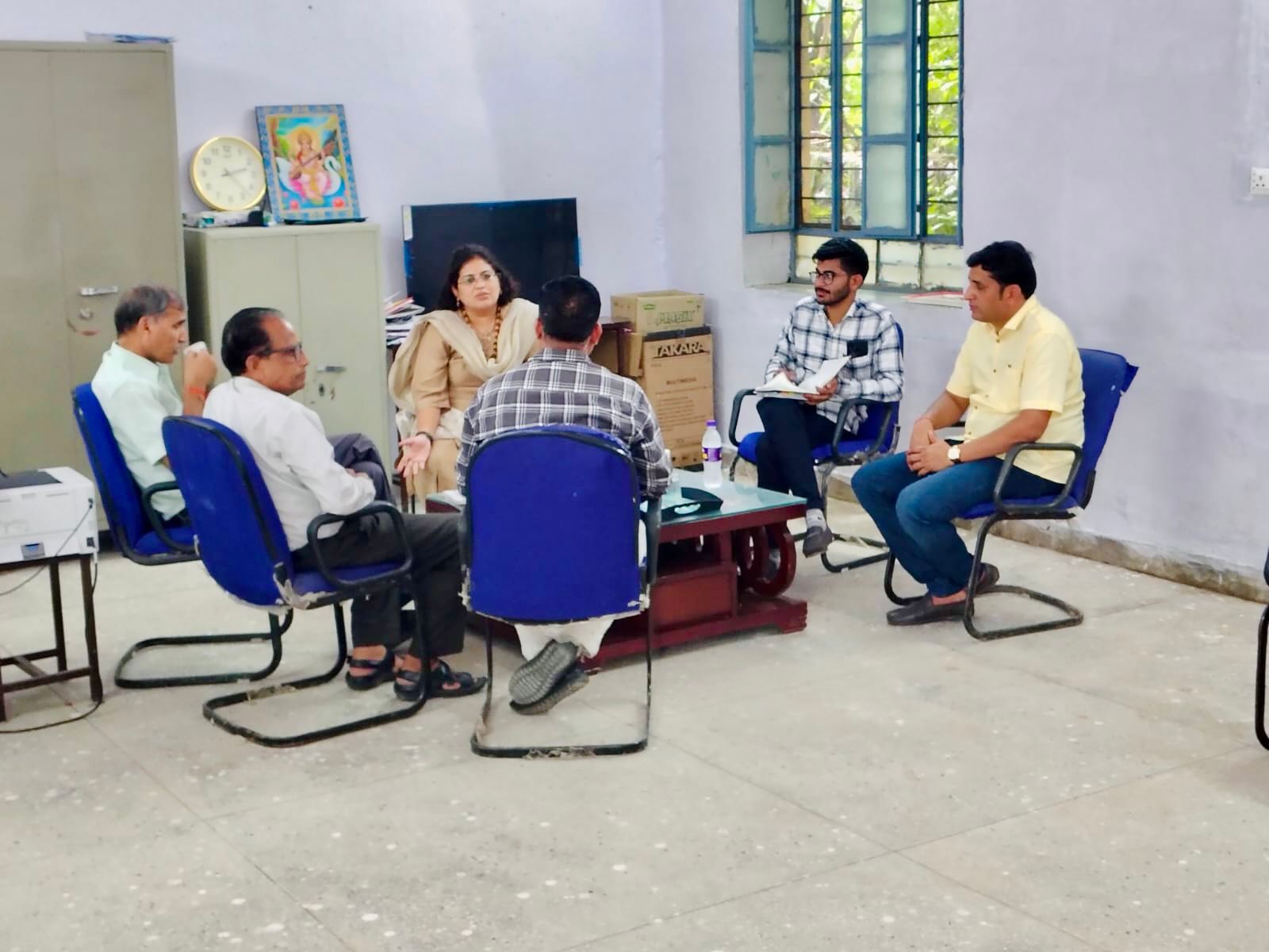 School Visit of Smt Dr Rashmi Chaudhary-NESTS