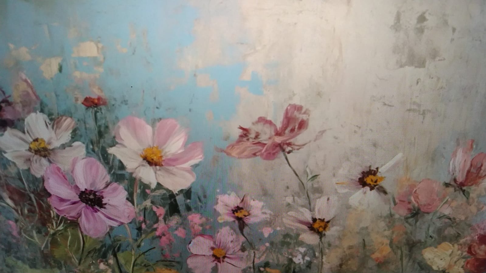 Vintage Floral TV Art Screensaver Tv Wallpape