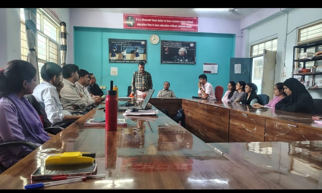 Visit of Sh Surendra ji Nagar CBEO, Mandal...